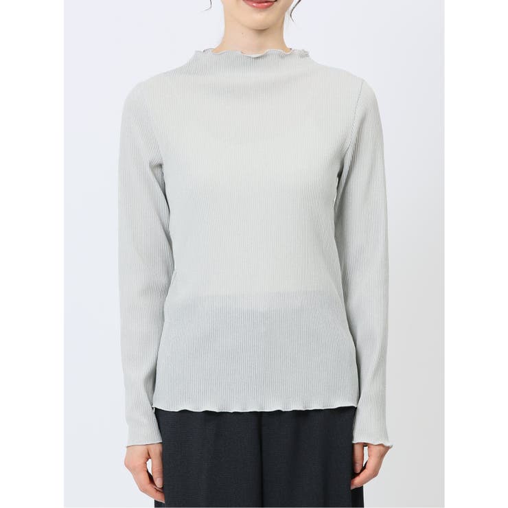 ラメプリーツメロー 長袖プルオーバー | TAKA-Q WOMEN | 詳細画像6 