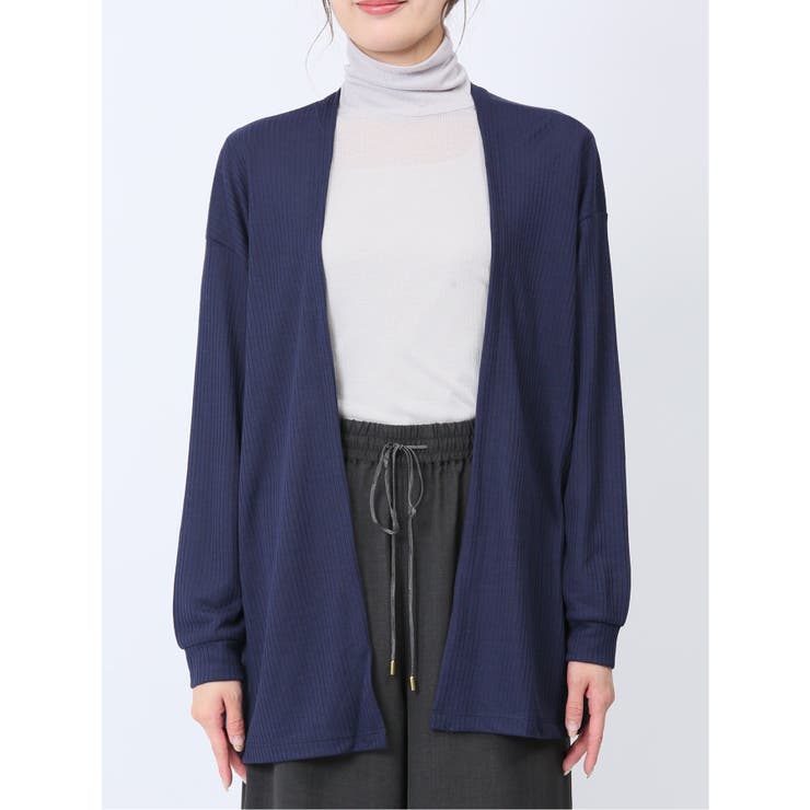 UVカット リブトッパーカーディガン | TAKA-Q WOMEN | 詳細画像25 