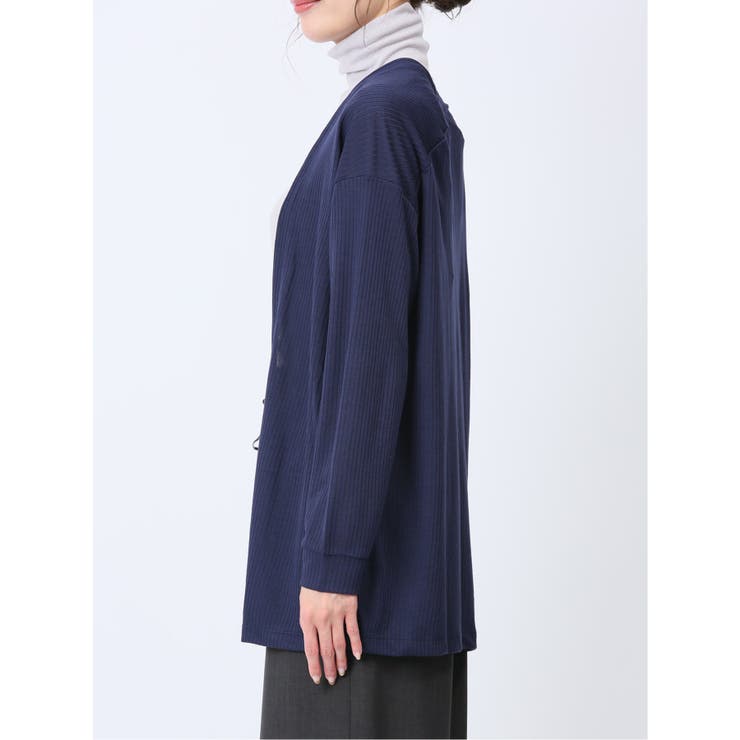UVカット リブトッパーカーディガン | TAKA-Q WOMEN | 詳細画像26 