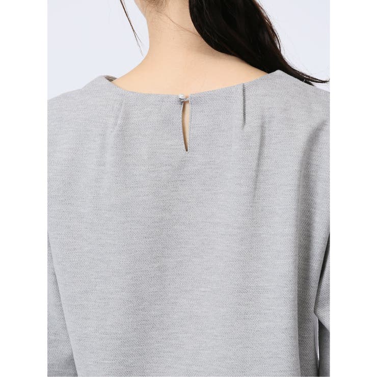 裾プリーツ クルーネック 長袖プルオーバー | TAKA-Q WOMEN | 詳細画像23 