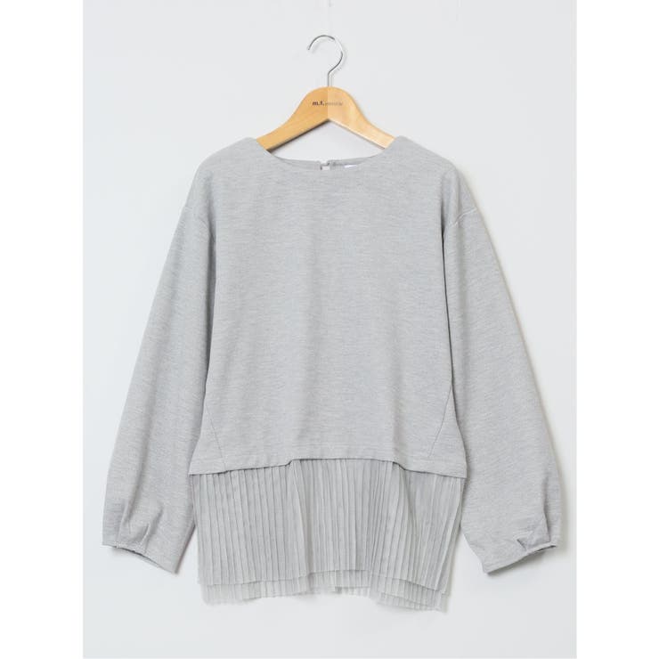 裾プリーツ クルーネック 長袖プルオーバー | TAKA-Q WOMEN | 詳細画像25 