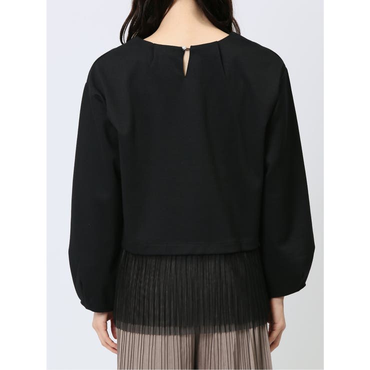 裾プリーツ クルーネック 長袖プルオーバー | TAKA-Q WOMEN | 詳細画像34 