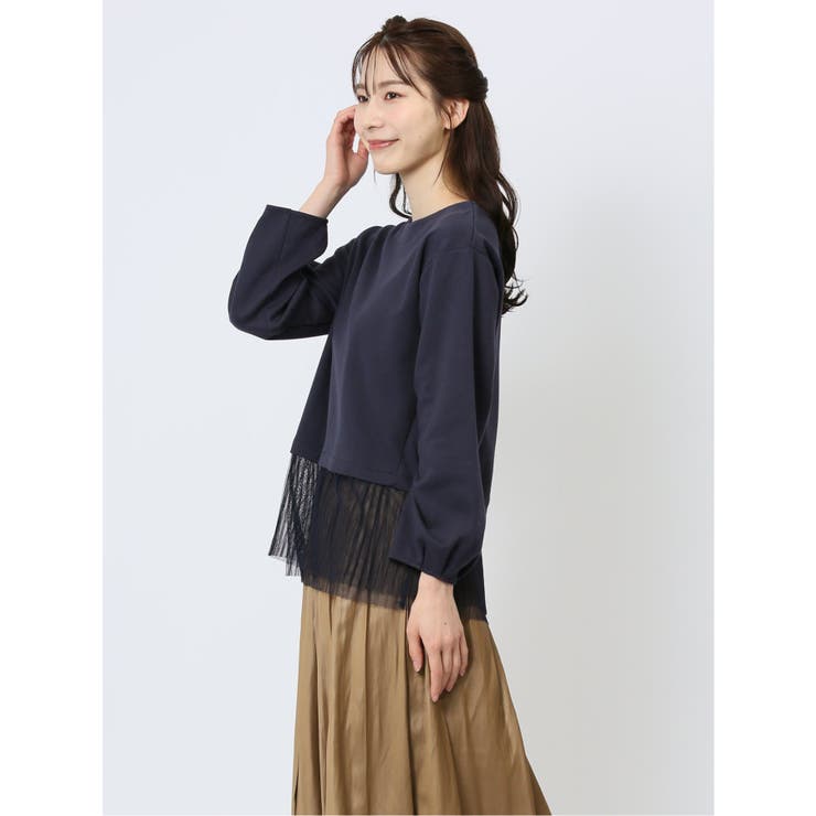 裾プリーツ クルーネック 長袖プルオーバー | TAKA-Q WOMEN | 詳細画像41 