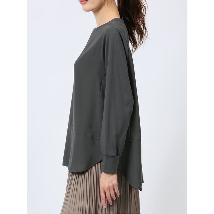 異素材切替 長袖プルオーバー | TAKA-Q WOMEN | 詳細画像19 