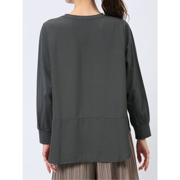 異素材切替 長袖プルオーバー | TAKA-Q WOMEN | 詳細画像20 