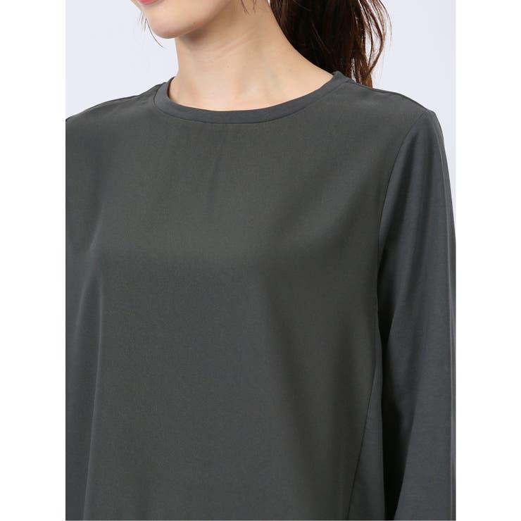 異素材切替 長袖プルオーバー | TAKA-Q WOMEN | 詳細画像21 