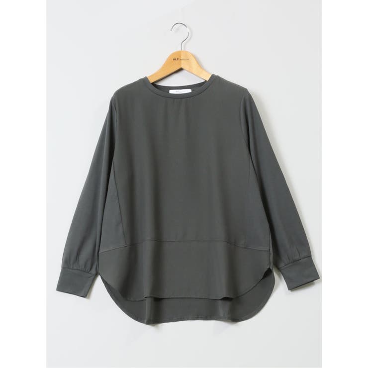 異素材切替 長袖プルオーバー | TAKA-Q WOMEN | 詳細画像23 