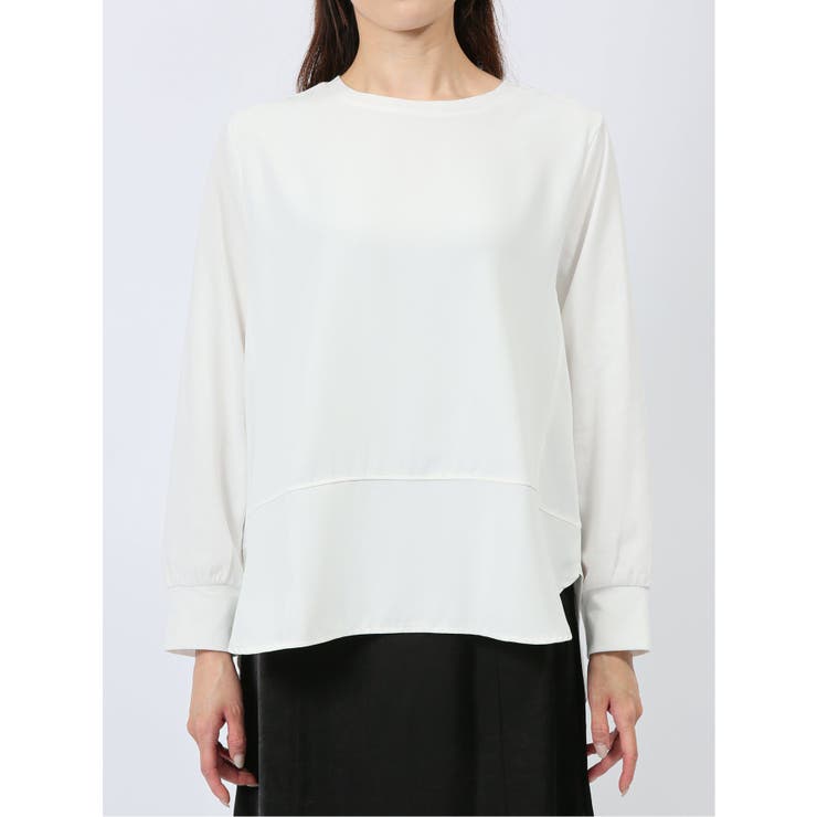 異素材切替 長袖プルオーバー | TAKA-Q WOMEN | 詳細画像6 