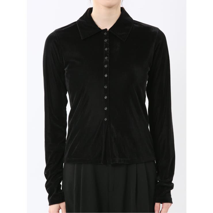 イノウェーブ/INNOWAVE シアーベロア 長袖シャツ | TAKA-Q WOMEN | 詳細画像6 