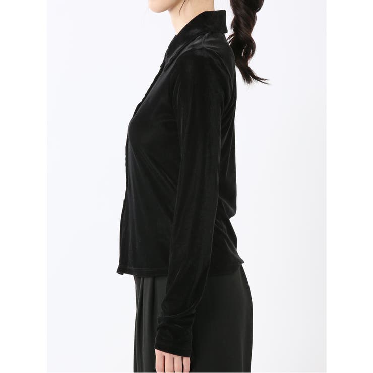 イノウェーブ/INNOWAVE シアーベロア 長袖シャツ | TAKA-Q WOMEN | 詳細画像7 