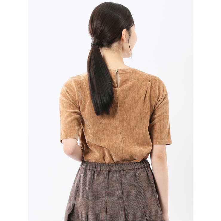 クラッシュベロア 半袖プルオーバー | TAKA-Q WOMEN | 詳細画像23 