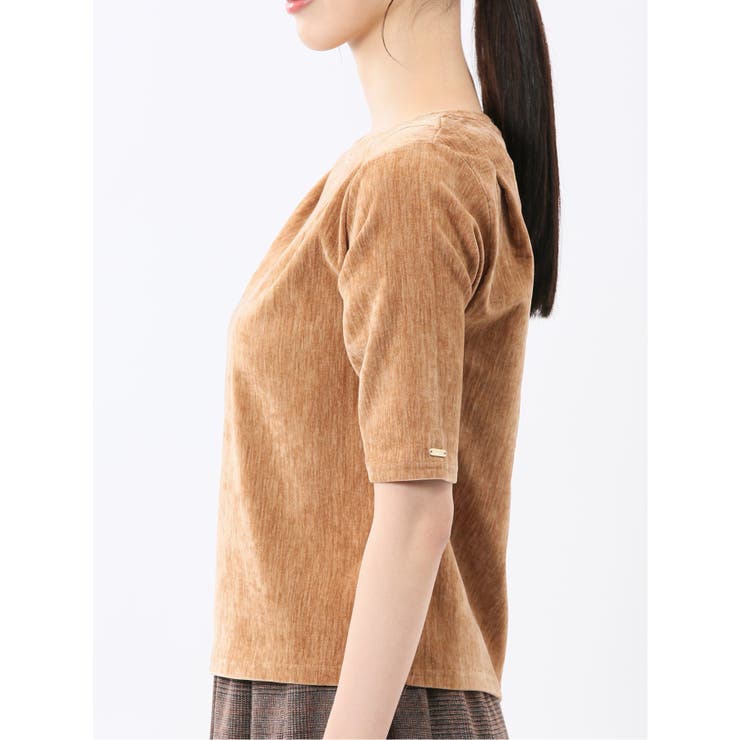 クラッシュベロア 半袖プルオーバー | TAKA-Q WOMEN | 詳細画像27 