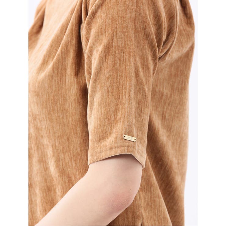 クラッシュベロア 半袖プルオーバー | TAKA-Q WOMEN | 詳細画像31 