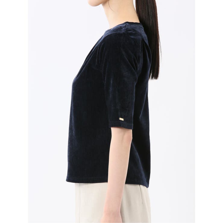 クラッシュベロア 半袖プルオーバー | TAKA-Q WOMEN | 詳細画像37 