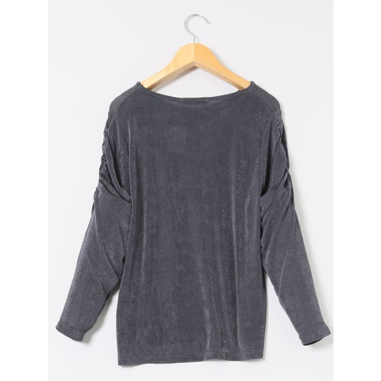 グロッシーツイル ギャザースリーブ プルオーバー | TAKA-Q WOMEN | 詳細画像39 