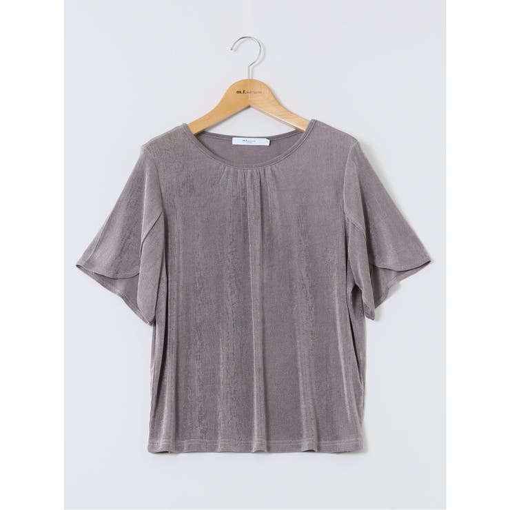 グロッシーツイル チューリップスリーブ プルオーバー | TAKA-Q WOMEN | 詳細画像23 