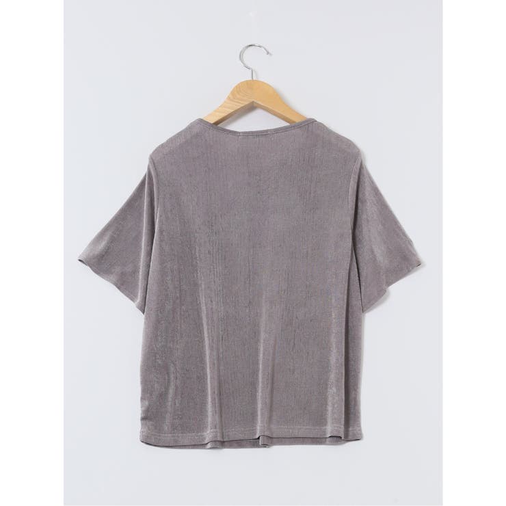 グロッシーツイル チューリップスリーブ プルオーバー | TAKA-Q WOMEN | 詳細画像24 