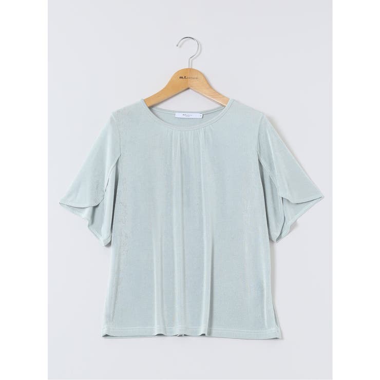 グロッシーツイル チューリップスリーブ プルオーバー | TAKA-Q WOMEN | 詳細画像35 