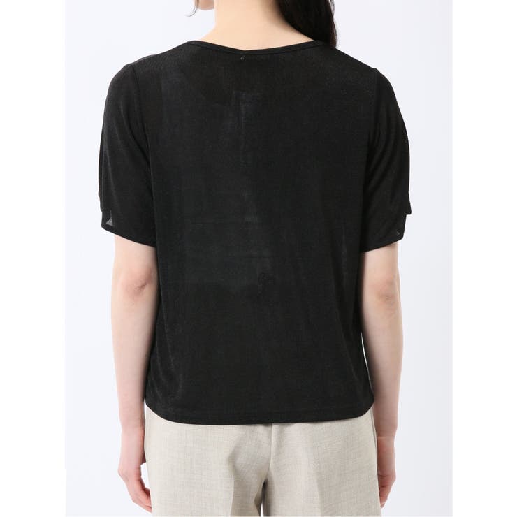 グロッシーツイル チューリップスリーブ プルオーバー | TAKA-Q WOMEN | 詳細画像8 