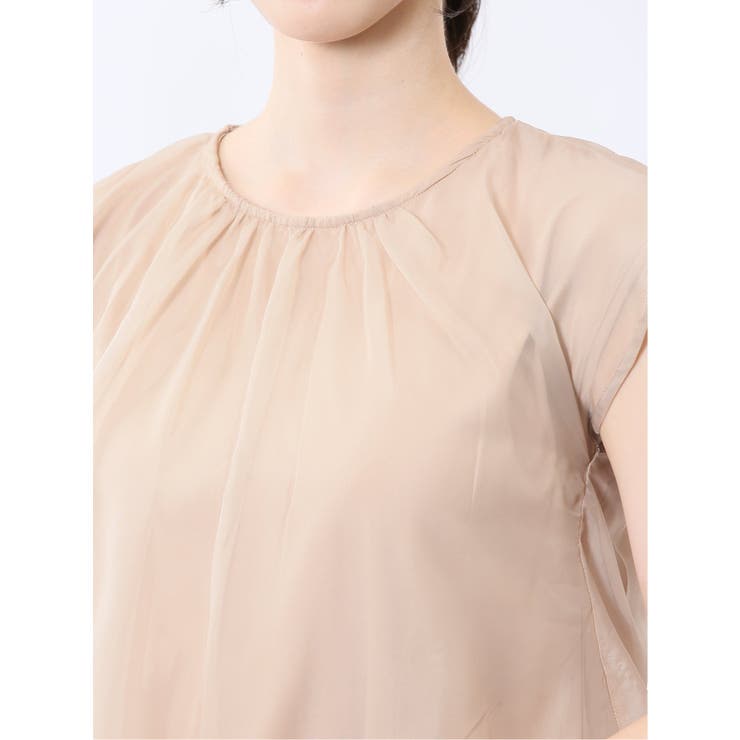 オーガンジー レイヤード プルオーバー | TAKA-Q WOMEN | 詳細画像10 