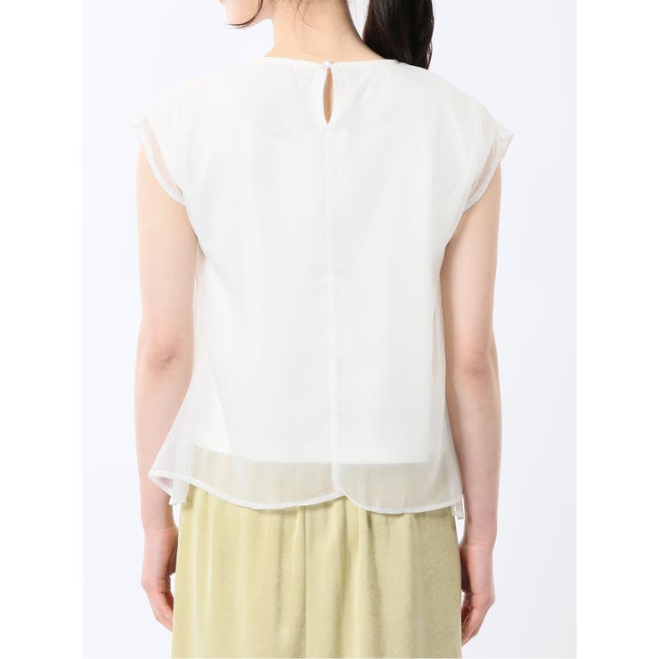 オーガンジー レイヤード プルオーバー | TAKA-Q WOMEN | 詳細画像19 