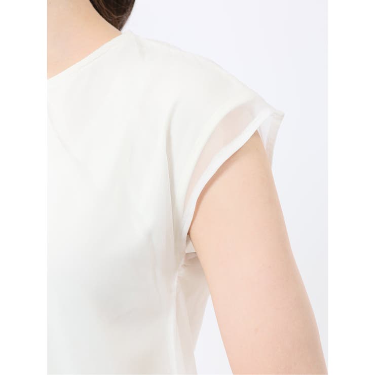 オーガンジー レイヤード プルオーバー | TAKA-Q WOMEN | 詳細画像22 