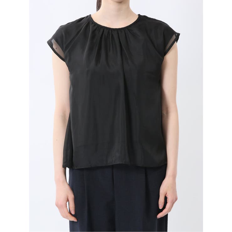 オーガンジー レイヤード プルオーバー | TAKA-Q WOMEN | 詳細画像27 