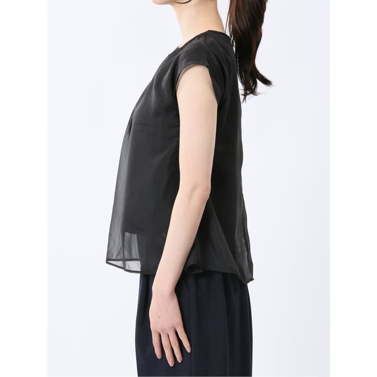 オーガンジー レイヤード プルオーバー | TAKA-Q WOMEN | 詳細画像28 