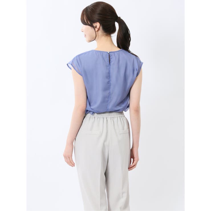 オーガンジー レイヤード プルオーバー | TAKA-Q WOMEN | 詳細画像34 