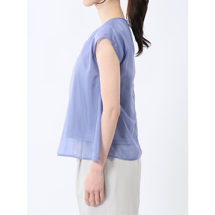 オーガンジー レイヤード プルオーバー | TAKA-Q WOMEN | 詳細画像38 