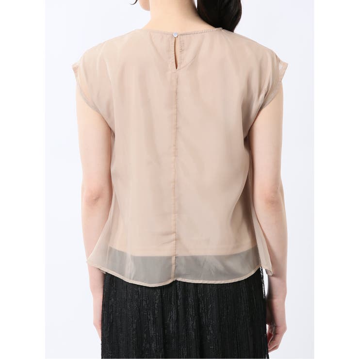 オーガンジー レイヤード プルオーバー | TAKA-Q WOMEN | 詳細画像9 