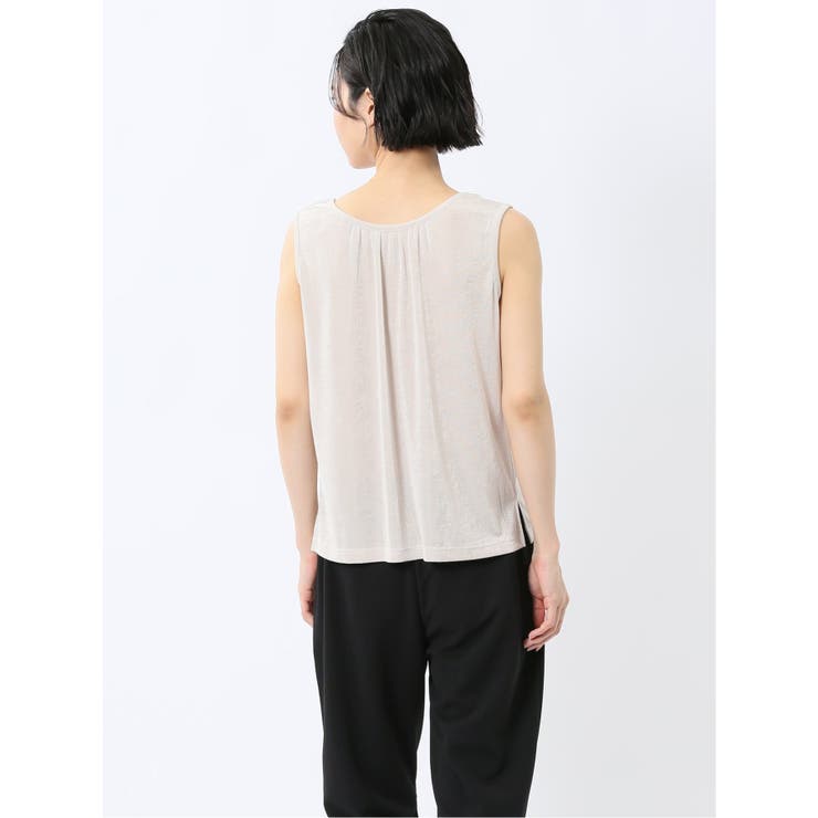 前後2WAY グロッシーツイル タンクトップ[品番:TKQJ0024975 前後2WAY グロッシーツイル タンクトップ[品番:TKQJ0024975
