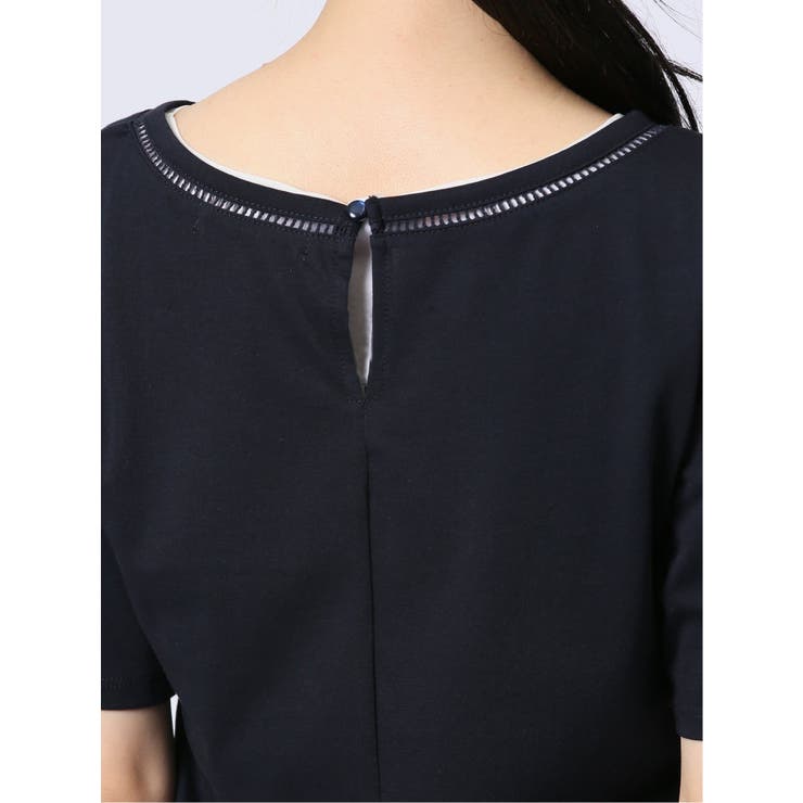 シルケット天竺 ハシゴレース半袖プルオーバー | TAKA-Q WOMEN | 詳細画像21 