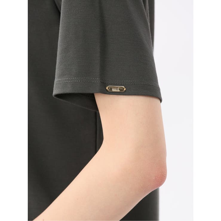 シルケットポンチ クルーネック半袖Tシャツ | TAKA-Q WOMEN | 詳細画像21 