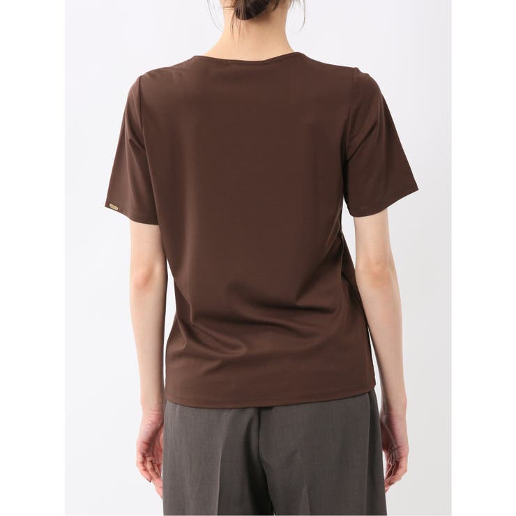 シルケットポンチ クルーネック半袖Tシャツ | TAKA-Q WOMEN | 詳細画像30 