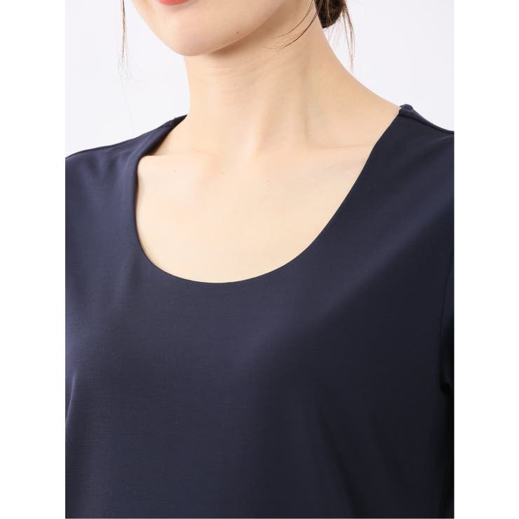 シルケットポンチ クルーネック半袖Tシャツ | TAKA-Q WOMEN | 詳細画像42 