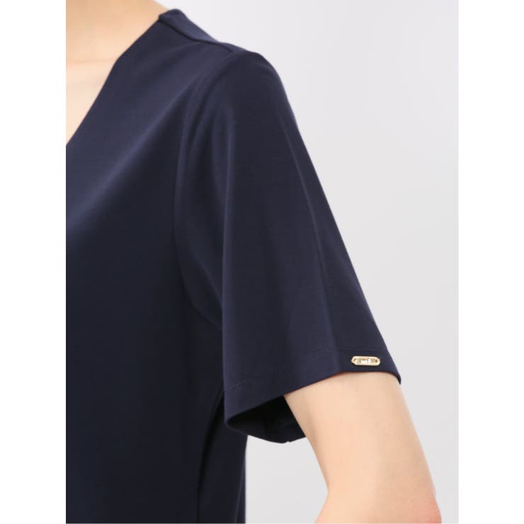 シルケットポンチ クルーネック半袖Tシャツ | TAKA-Q WOMEN | 詳細画像43 