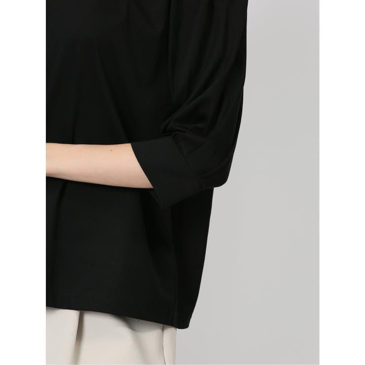 デザインネック 7分袖プルオーバー | TAKA-Q WOMEN | 詳細画像10 