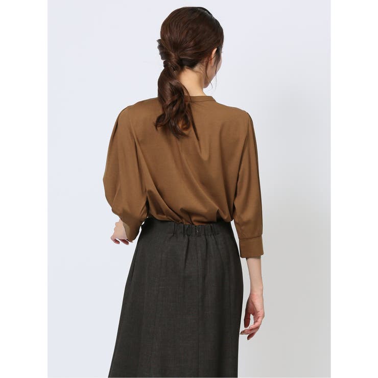 デザインネック 7分袖プルオーバー | TAKA-Q WOMEN | 詳細画像23 