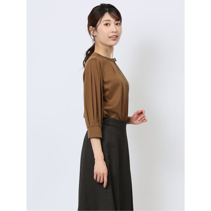 デザインネック 7分袖プルオーバー | TAKA-Q WOMEN | 詳細画像24 