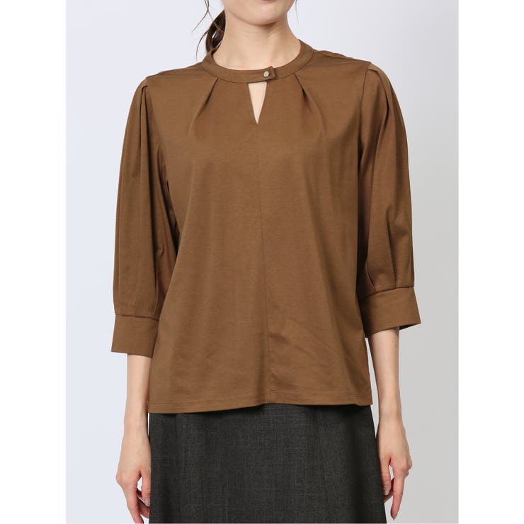 デザインネック 7分袖プルオーバー | TAKA-Q WOMEN | 詳細画像26 