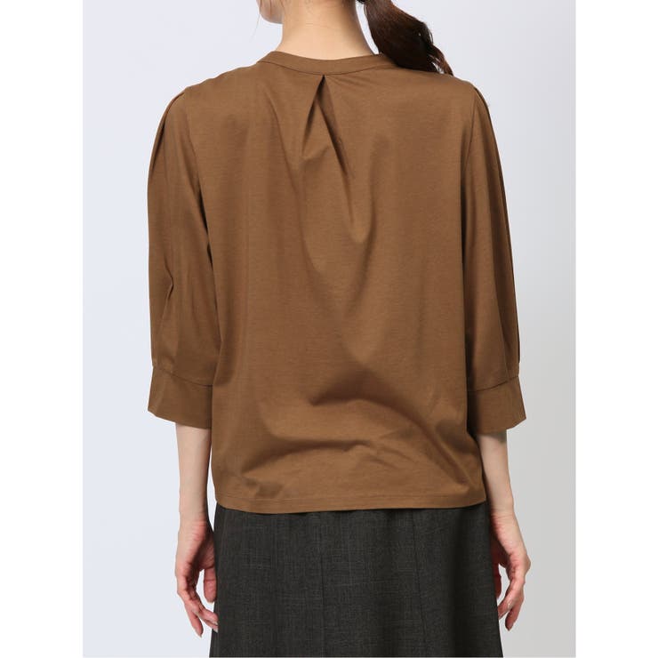 デザインネック 7分袖プルオーバー | TAKA-Q WOMEN | 詳細画像28 