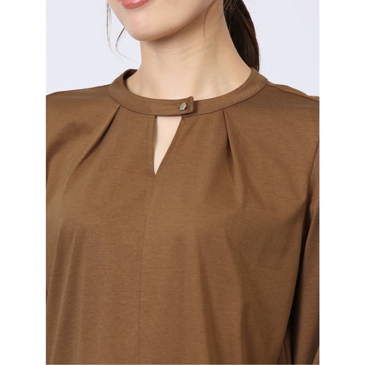 デザインネック 7分袖プルオーバー | TAKA-Q WOMEN | 詳細画像29 