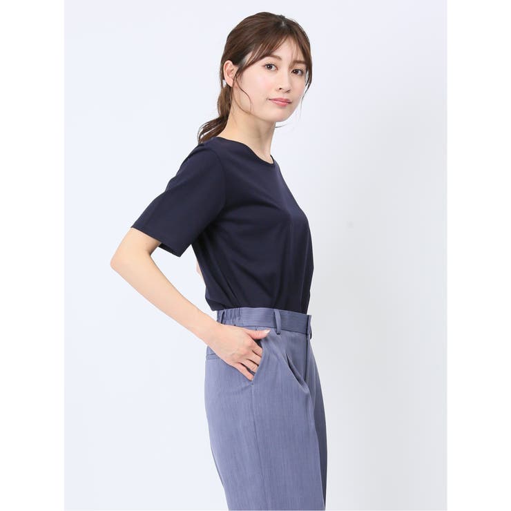 チュール衿 半袖Ｔシャツ | TAKA-Q WOMEN | 詳細画像17 