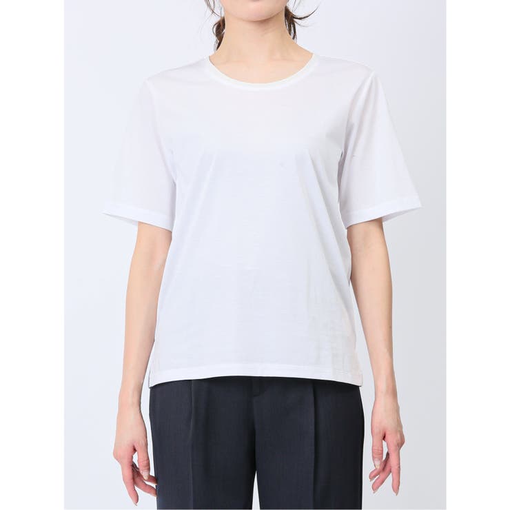 チュール衿 半袖Ｔシャツ | TAKA-Q WOMEN | 詳細画像5 