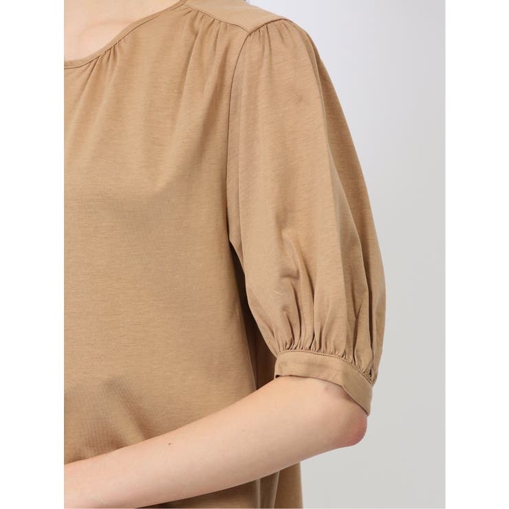 比翼 クルーネック 半袖ブラウソー | TAKA-Q WOMEN | 詳細画像20 