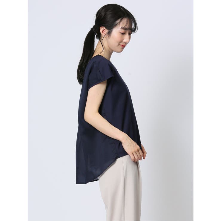 接触冷感 ドッキングプルオーバー | TAKA-Q WOMEN | 詳細画像32 