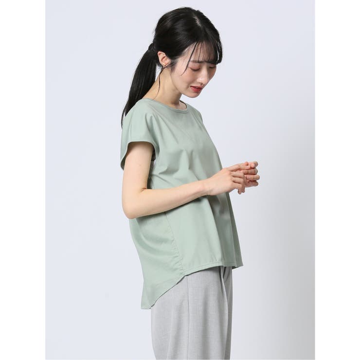 接触冷感 ドッキングプルオーバー | TAKA-Q WOMEN | 詳細画像4 