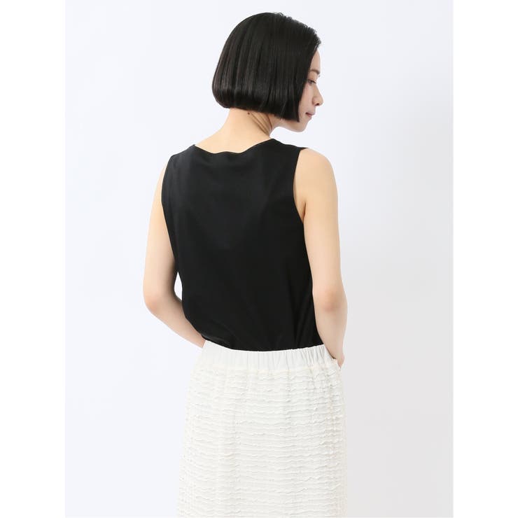 チュール衿 インナータンク | TAKA-Q WOMEN | 詳細画像3 