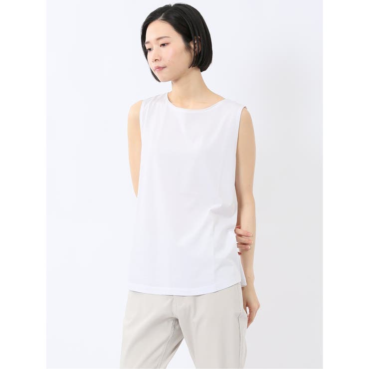 01白 | チュール衿 インナータンク | TAKA-Q WOMEN